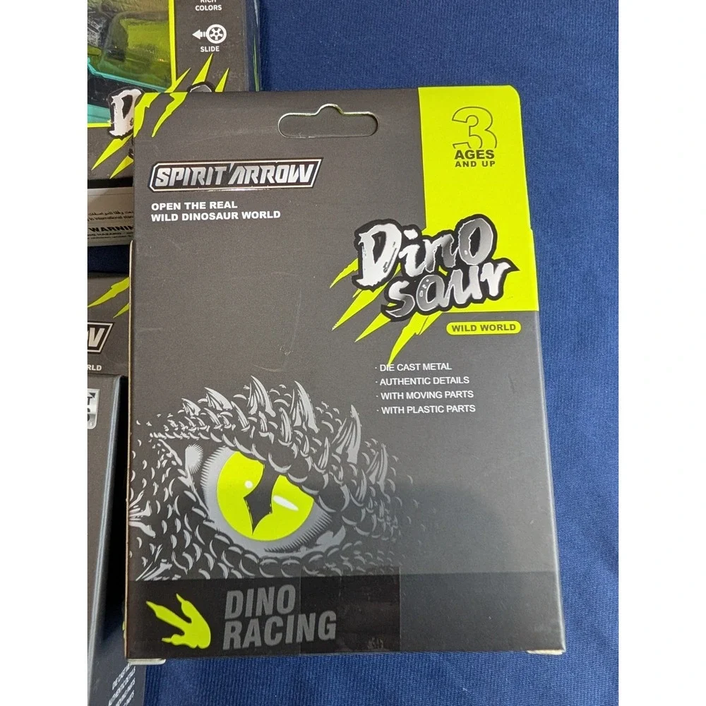 Spirit Arrow Dino Sour Toy  Dinosaur Set‎ Of 4 Gift Christmas